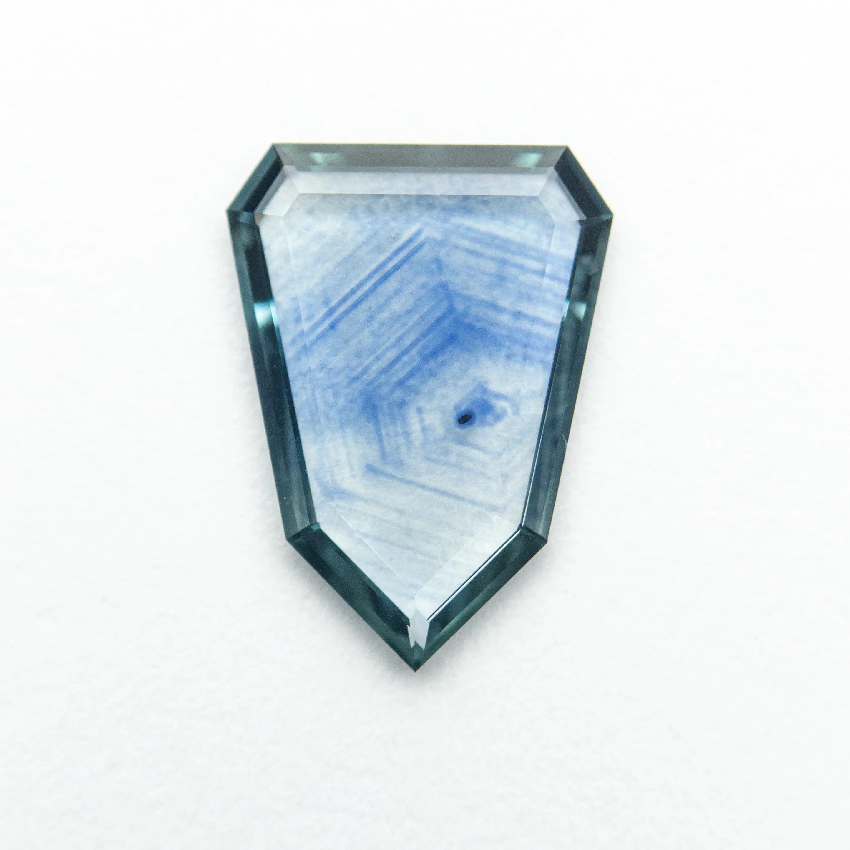 1.04ct 9.73x7.16x1.29mm Shield Portrait Cut Sapphire 20872-01