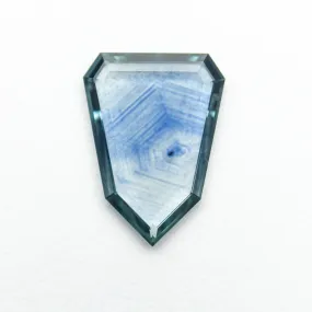 1.04ct 9.73x7.16x1.29mm Shield Portrait Cut Sapphire 20872-01