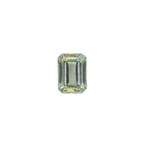 1.59ct Emerald Cut Light Green Montana Sapphire SF314