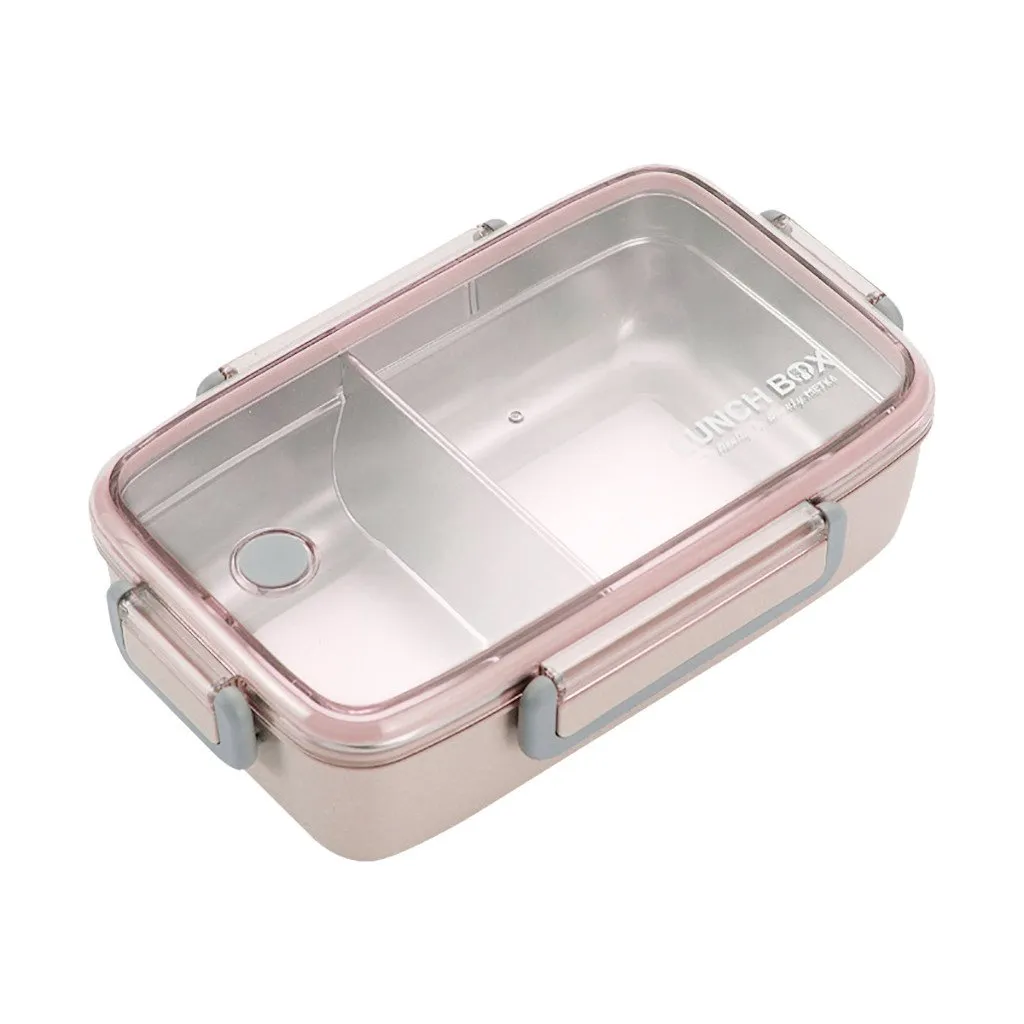 2019 Kids Stainless Steel Portable Serving Food Lunch Box