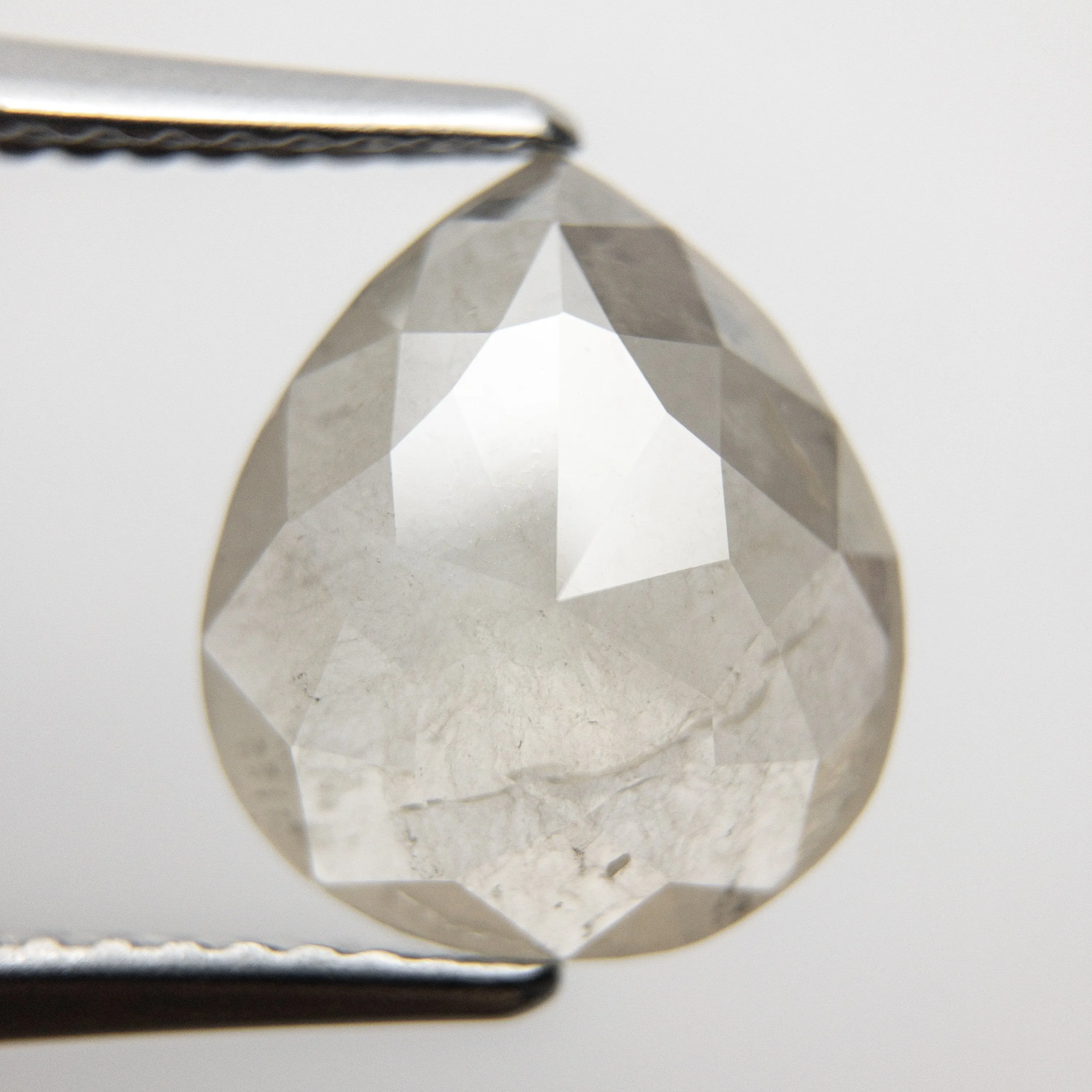 2.62ct 11.17x9.79x2.97mm Pear Rosecut 18386-17 hold D1539