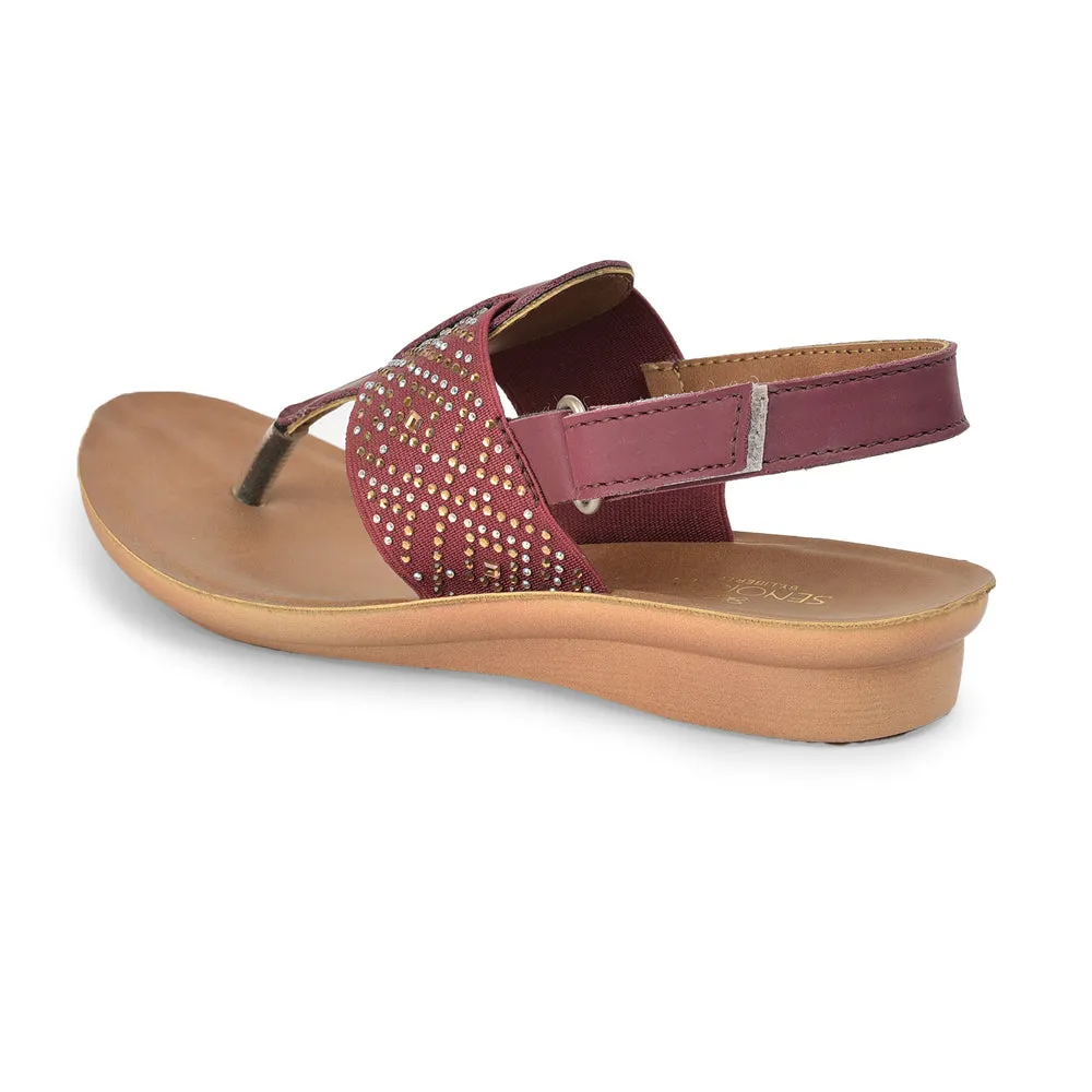 AHA Casual (Cherry) Sandals For Kids DOLLY-8 By Liberty