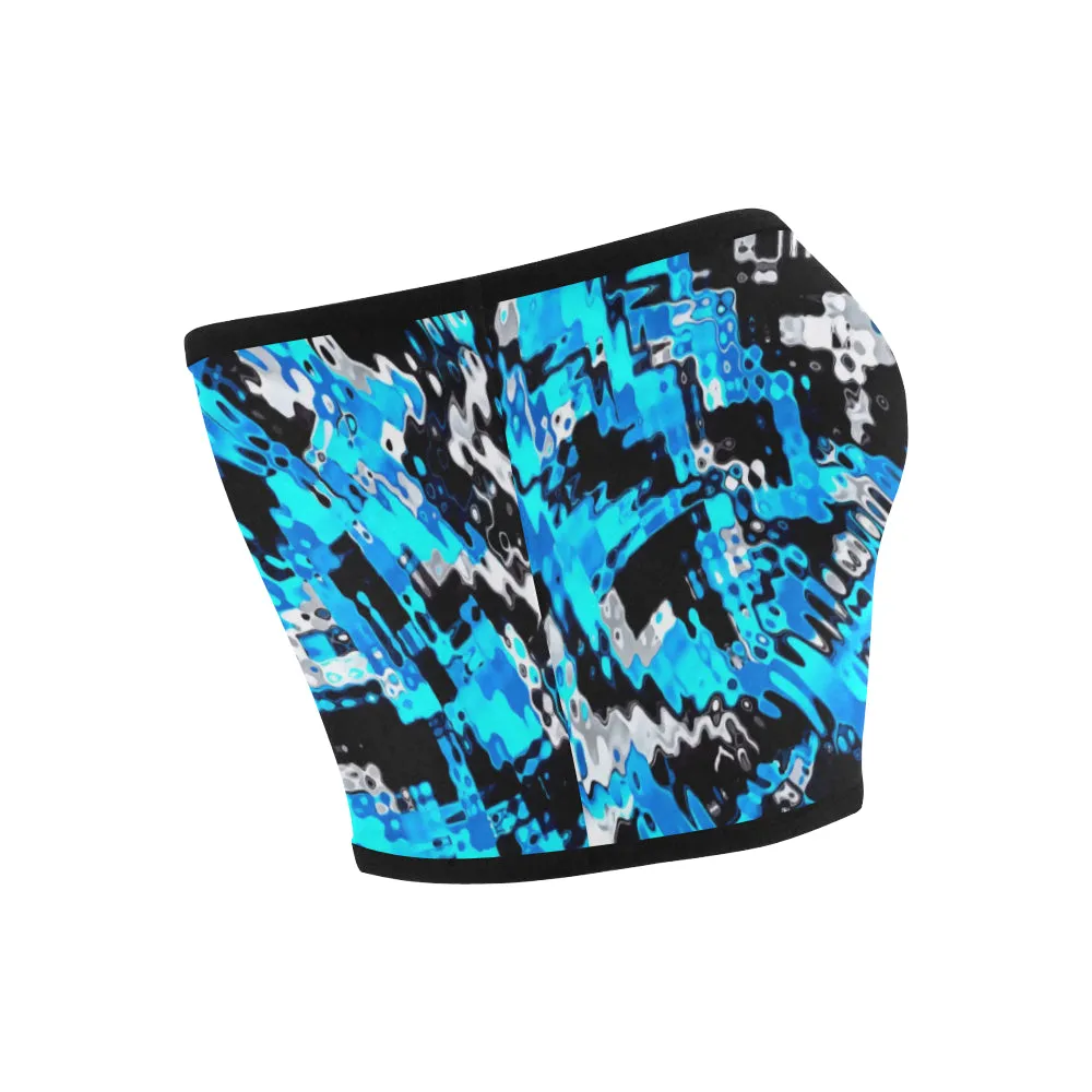 Aqua Rave Bandeau Top