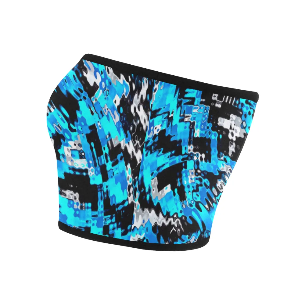 Aqua Rave Bandeau Top