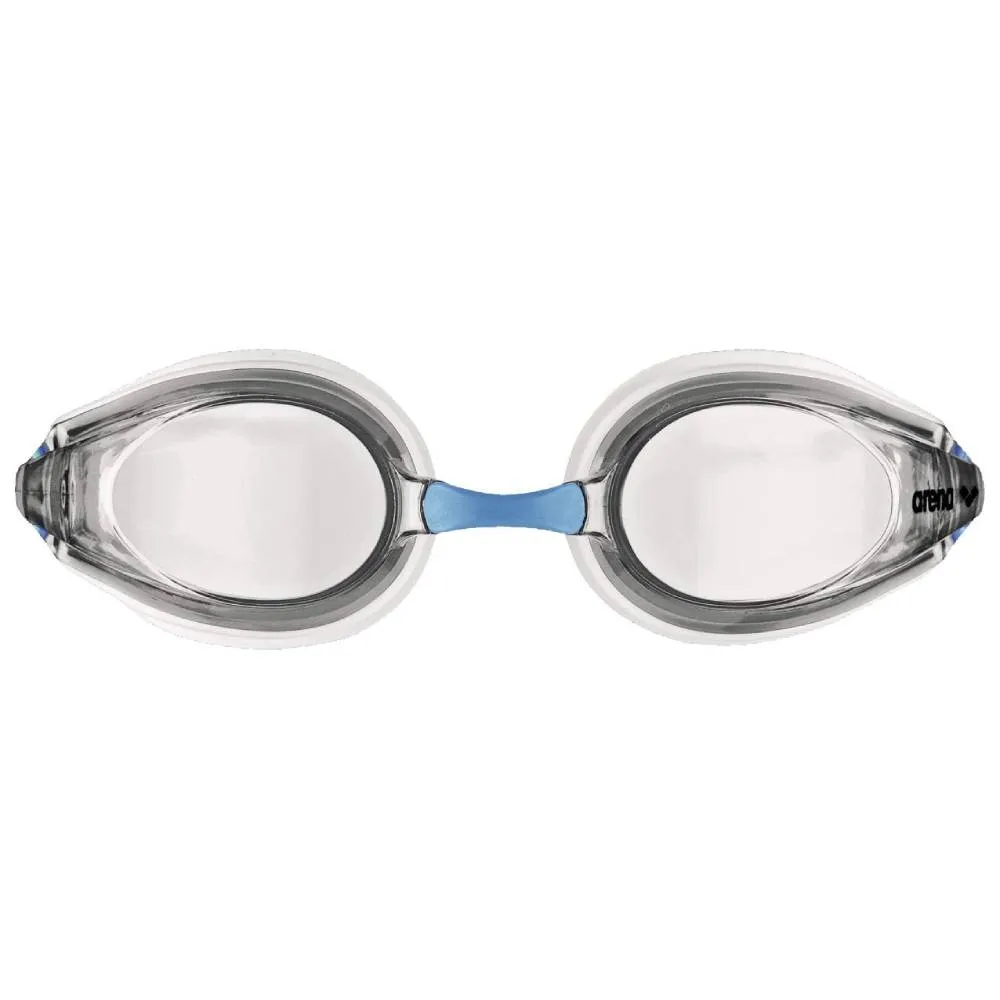 ARENA Junior's Tracks Swimming Goggle (Clear/Clear/Light Blue)