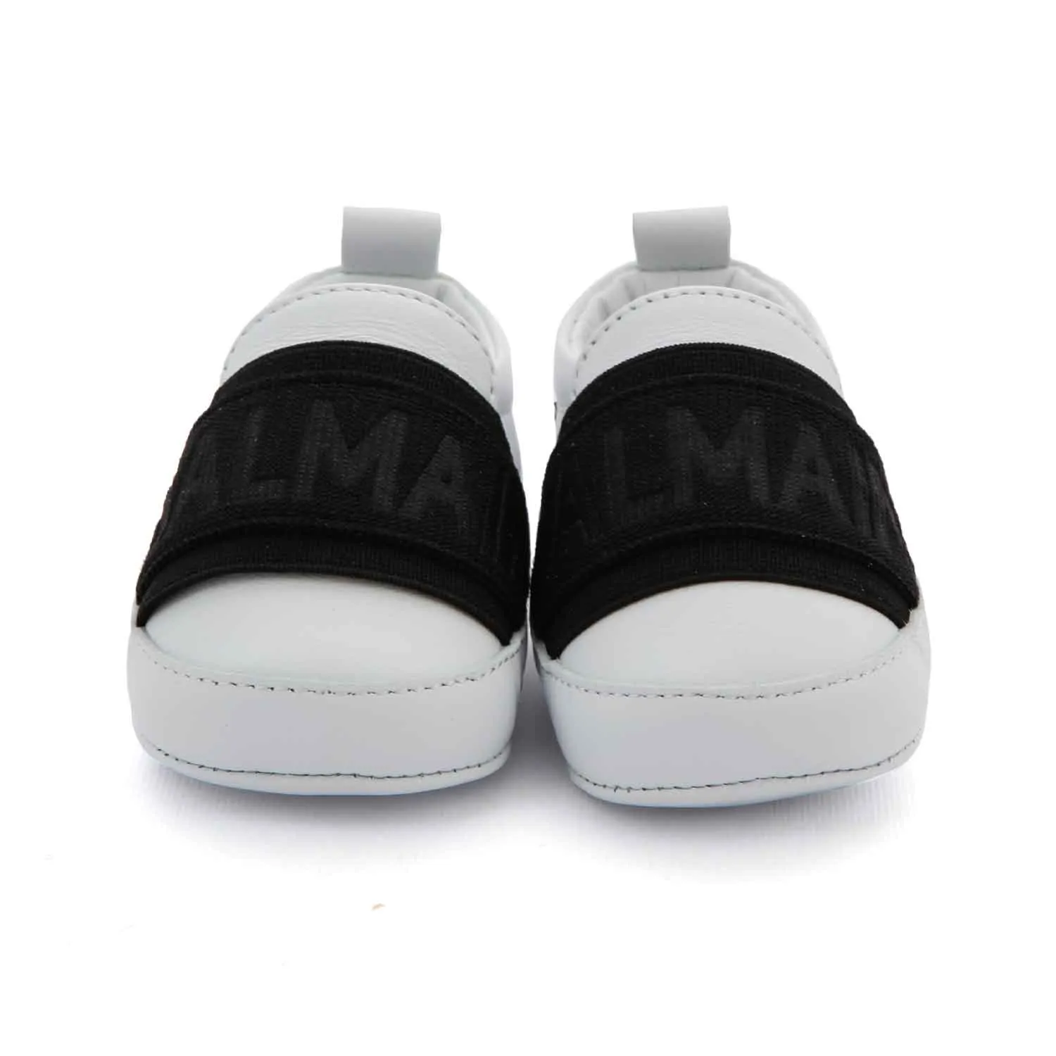 Balmain White And Black Baby Unisex Sneaker Shoe