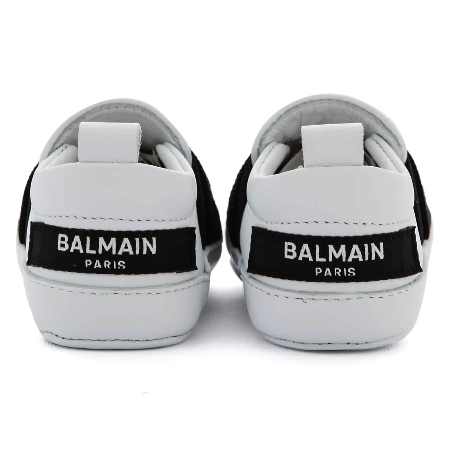 Balmain White And Black Baby Unisex Sneaker Shoe