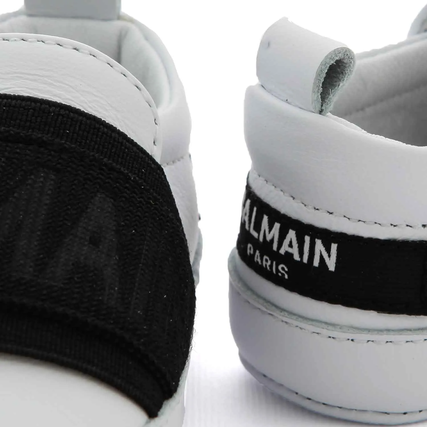 Balmain White And Black Baby Unisex Sneaker Shoe