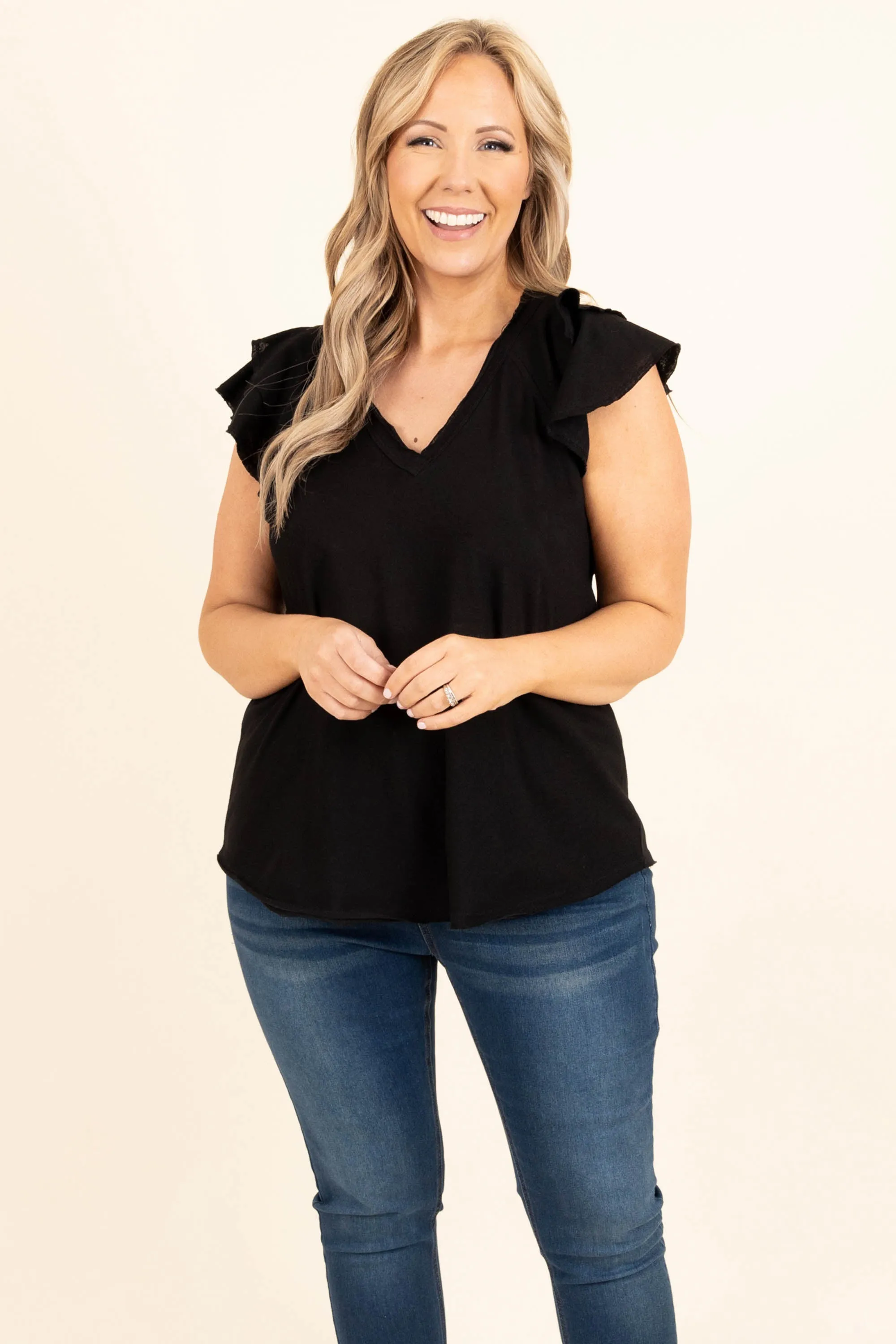 Belonging In Dreams Top, Black