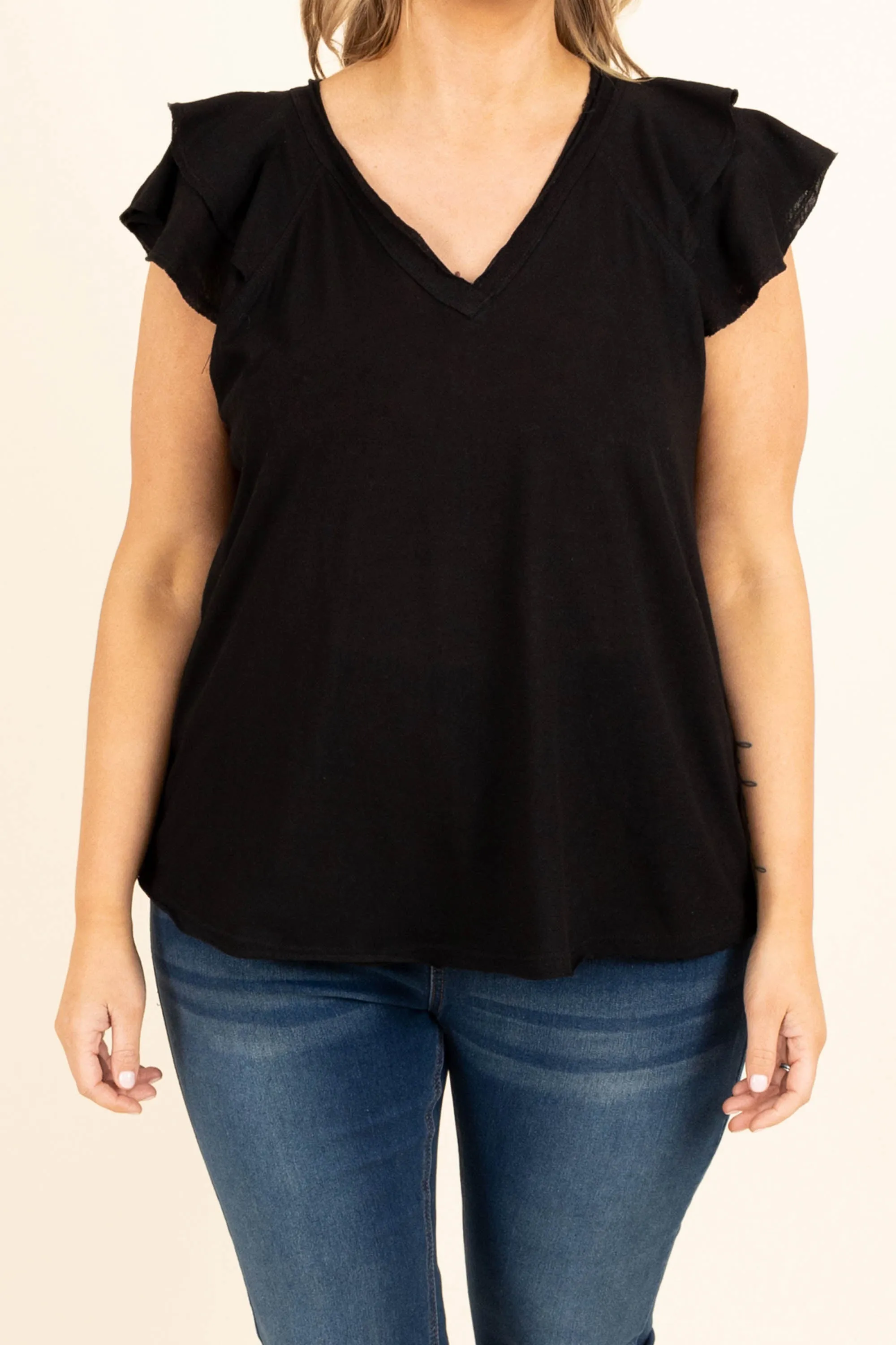 Belonging In Dreams Top, Black