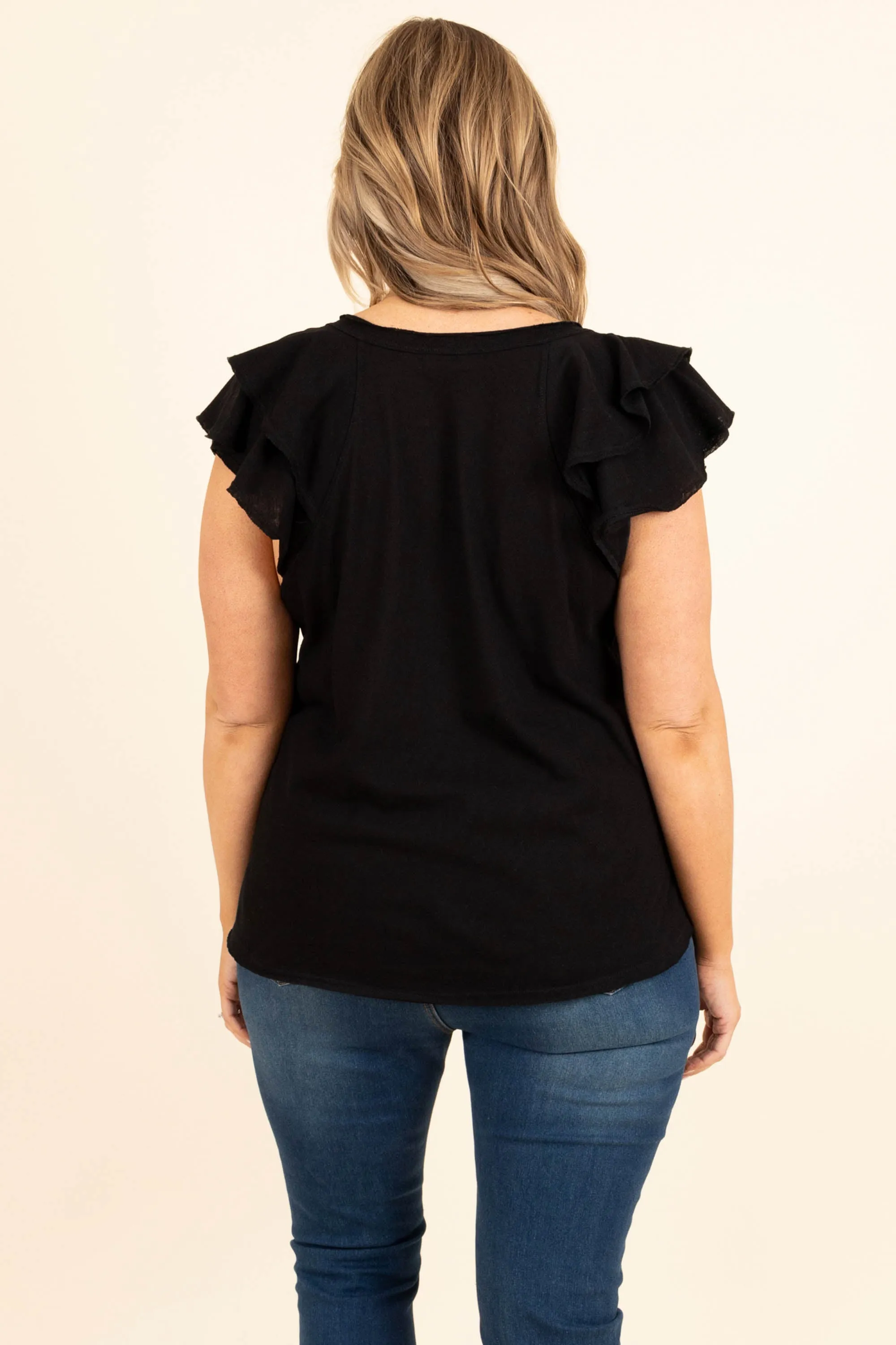 Belonging In Dreams Top, Black