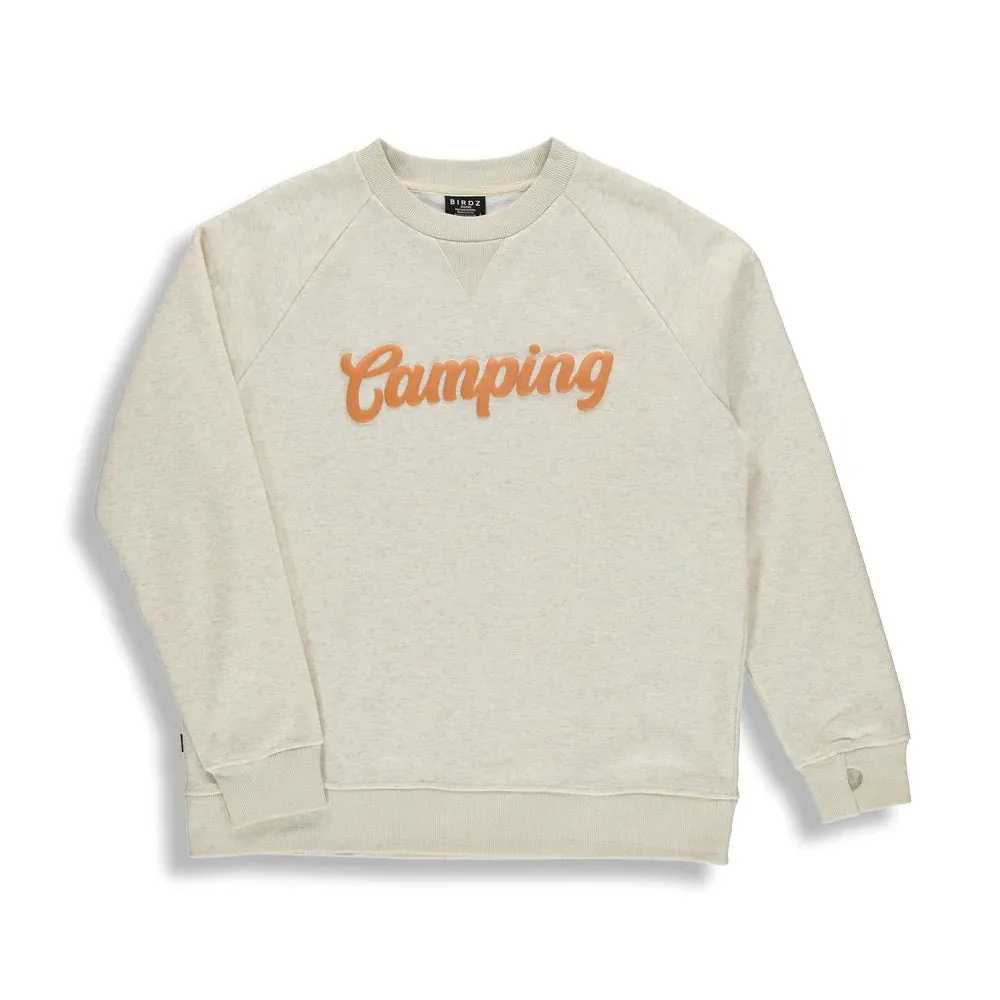 Birdz Camping Sweat - Marl Ivory