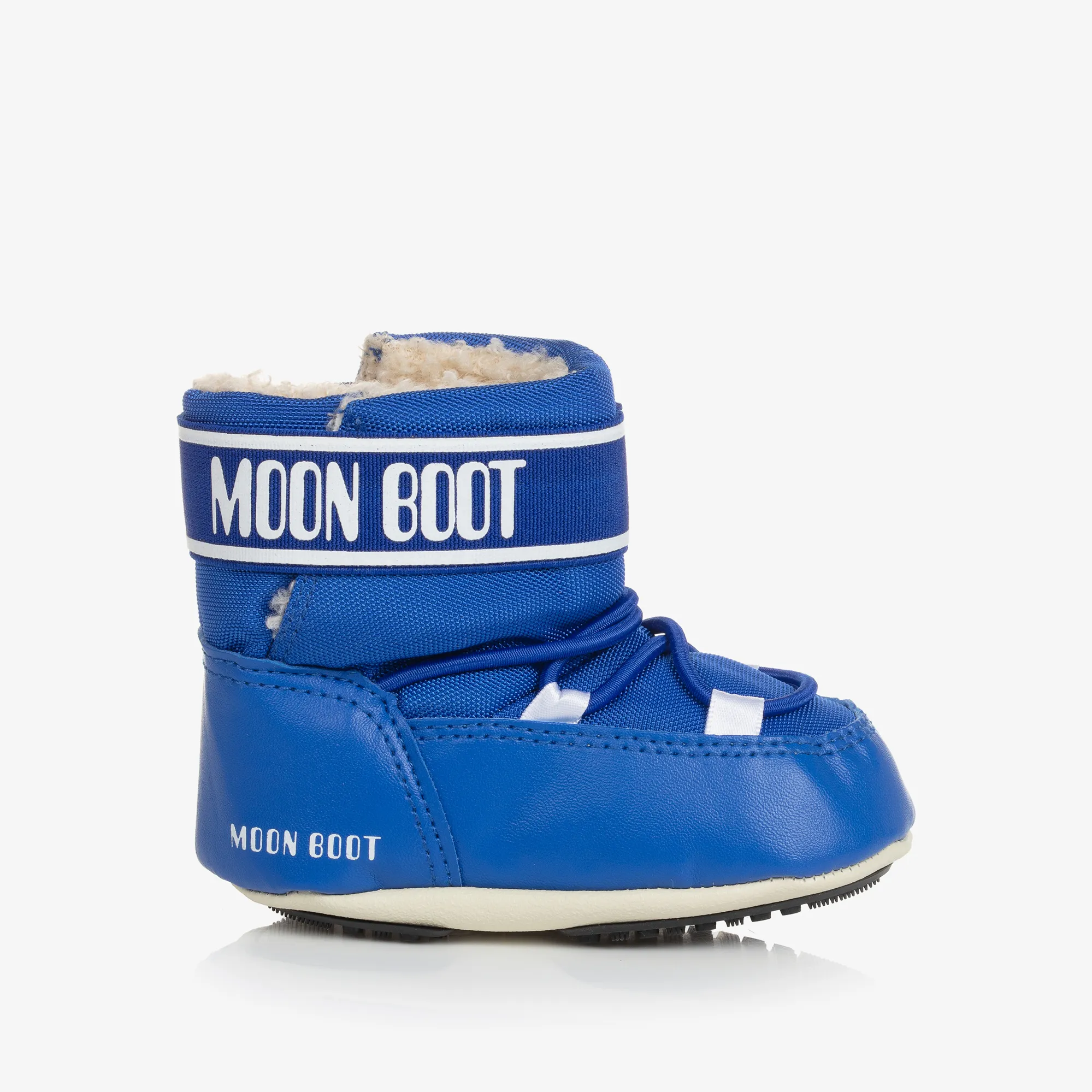 Blue & White Baby Moon Boots