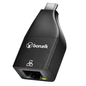 Bonelk USB-C to Gigabit Adapter (Black)