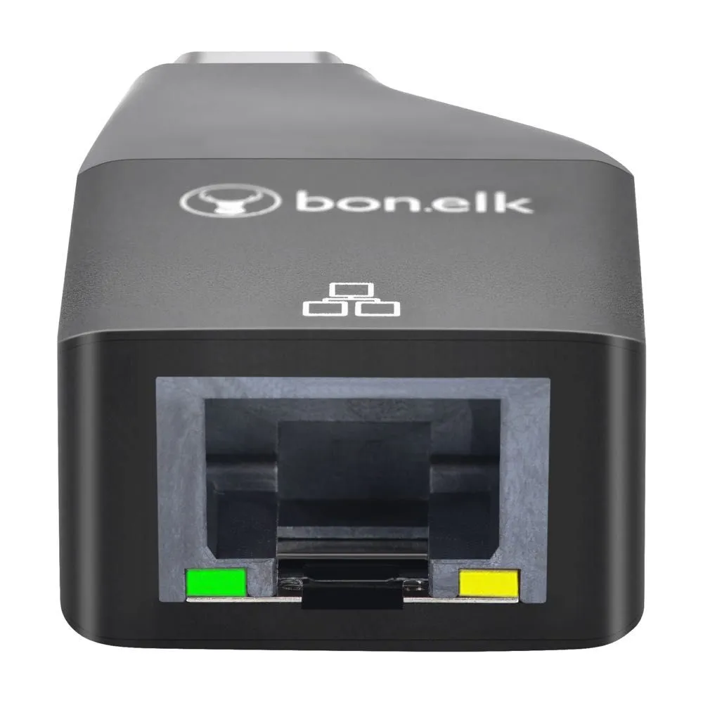 Bonelk USB-C to Gigabit Adapter (Black)