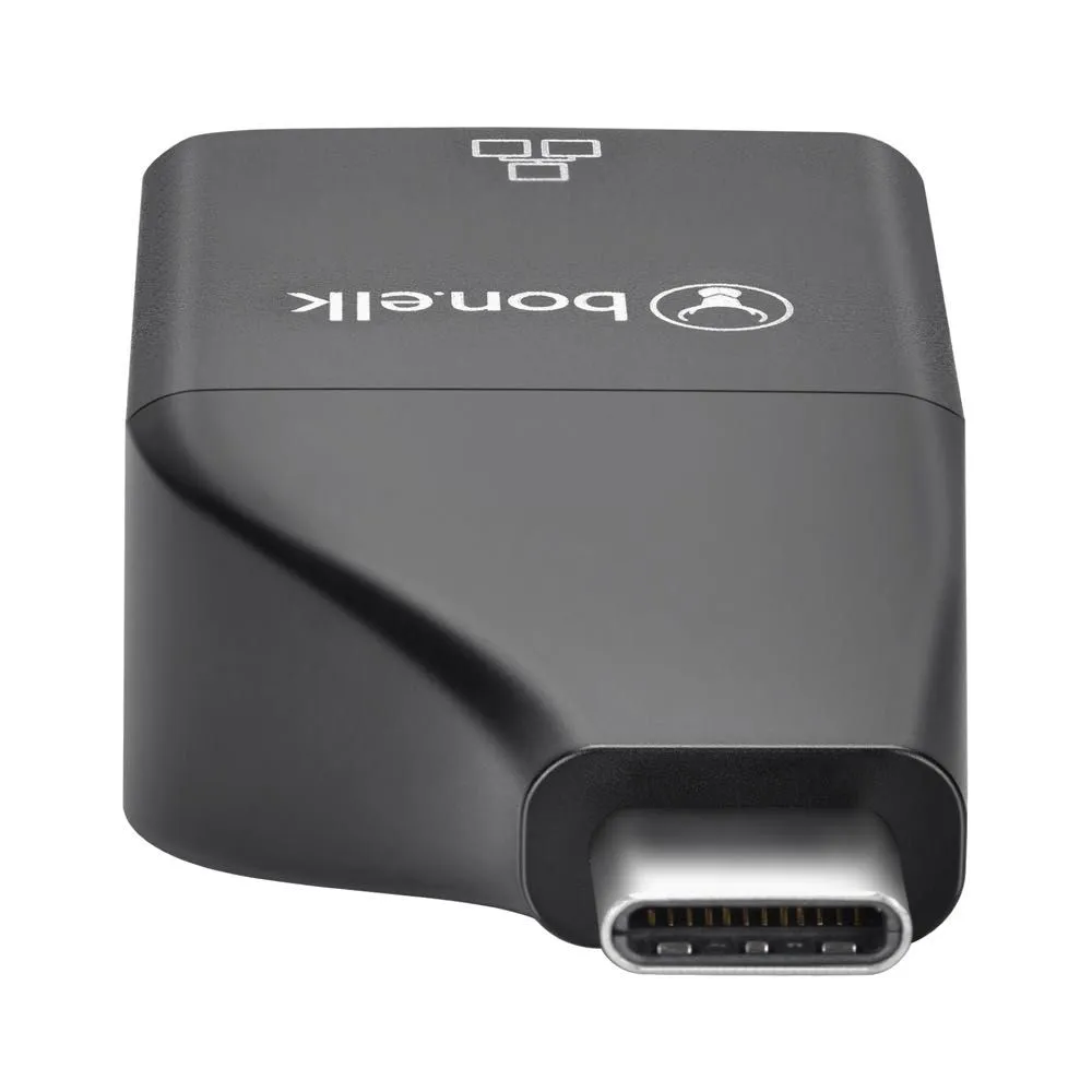 Bonelk USB-C to Gigabit Adapter (Black)