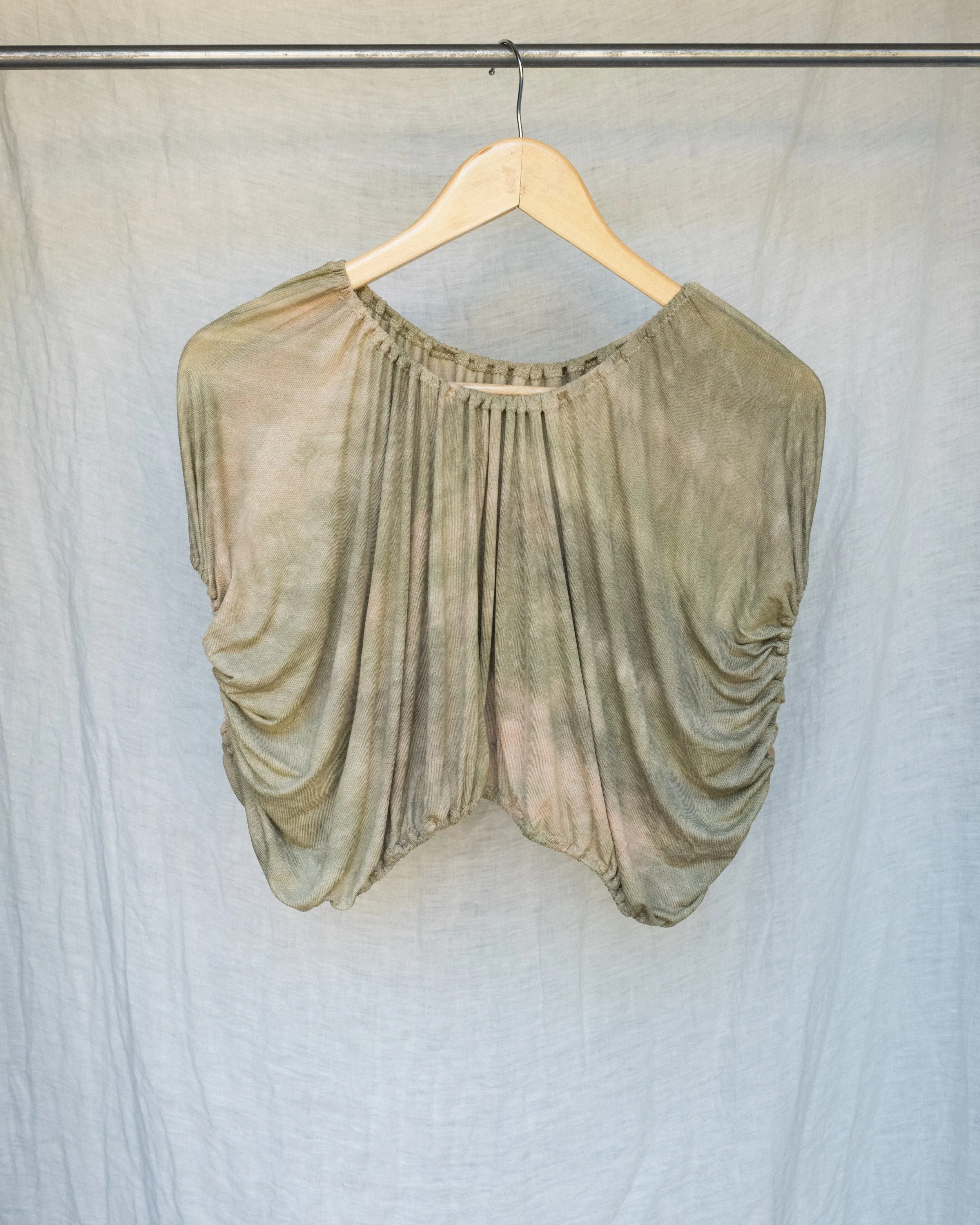 Bridget Tie Dye Top in Green