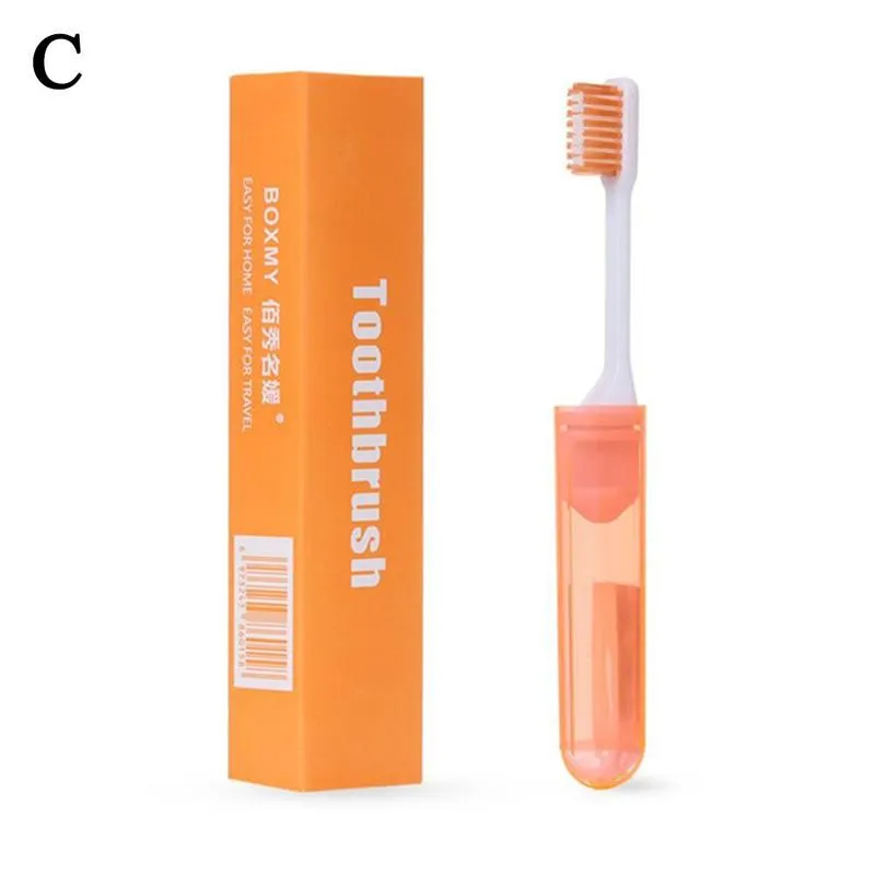 Brosse à dents pliante de voyage en fibre de carbone 18g Toothbrush - Q4W1