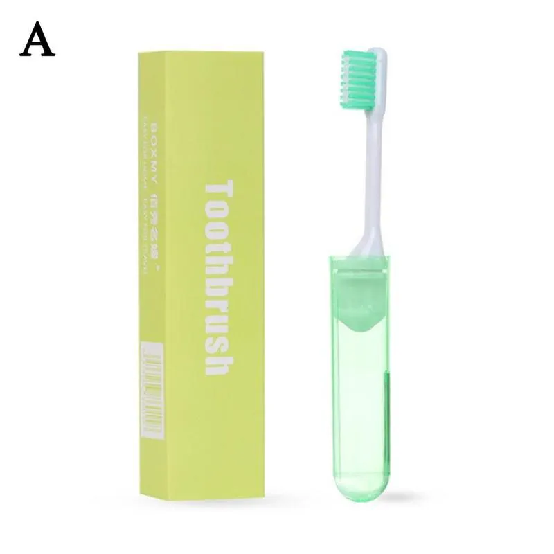 Brosse à dents pliante de voyage en fibre de carbone 18g Toothbrush - Q4W1