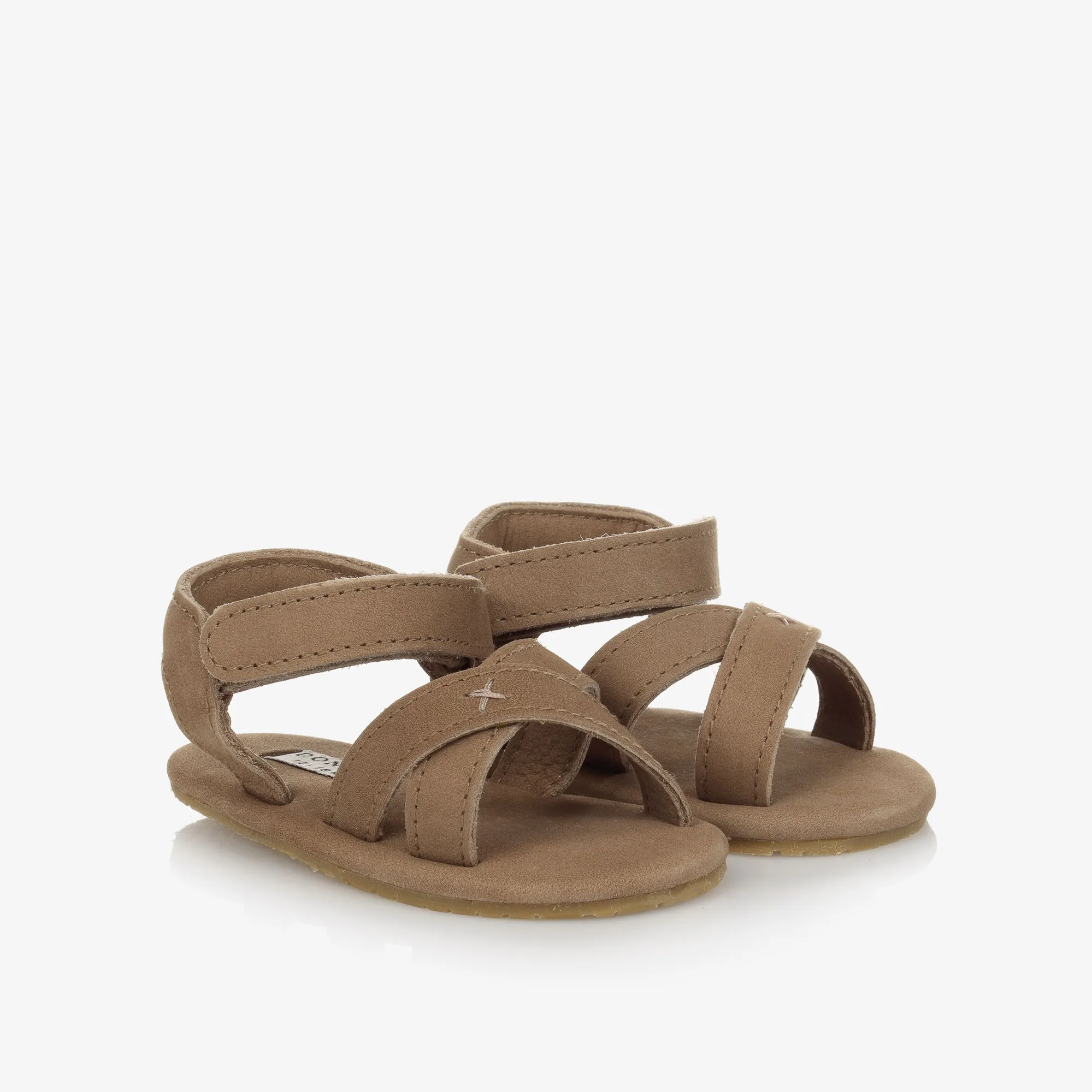 Brown Leather Baby Sandals