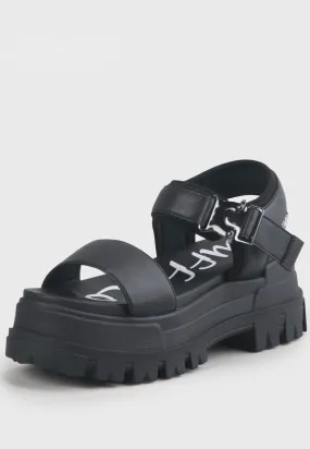 Buffalo - Jojo Platform Imi Nappa Black - Girl Sandals