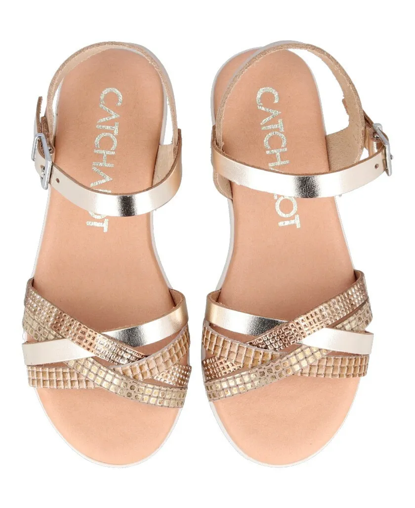 Catchalot 5300 Girl's sandals with crossed straps