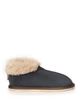 Celtic & Co. Kids' Sheepskin Slipper Boots - 7-8 - Navy, Navy,Pink,Tan