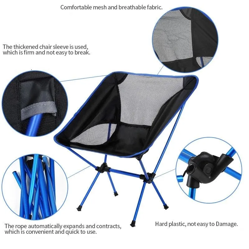 Chaise pliante ultralégere de camping / pêche en tissu Oxford 920g Tnukk - Folding chair