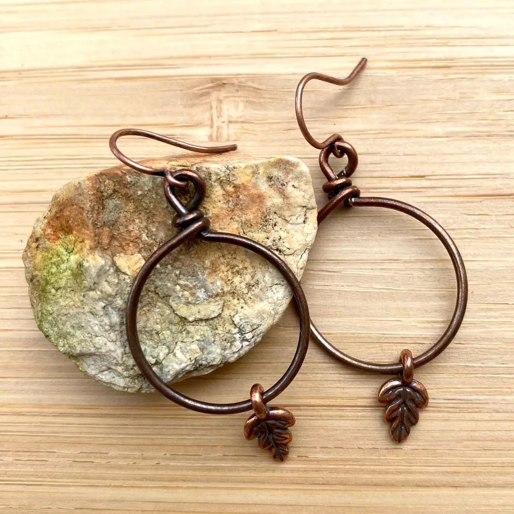 Copper Oaks Earrings