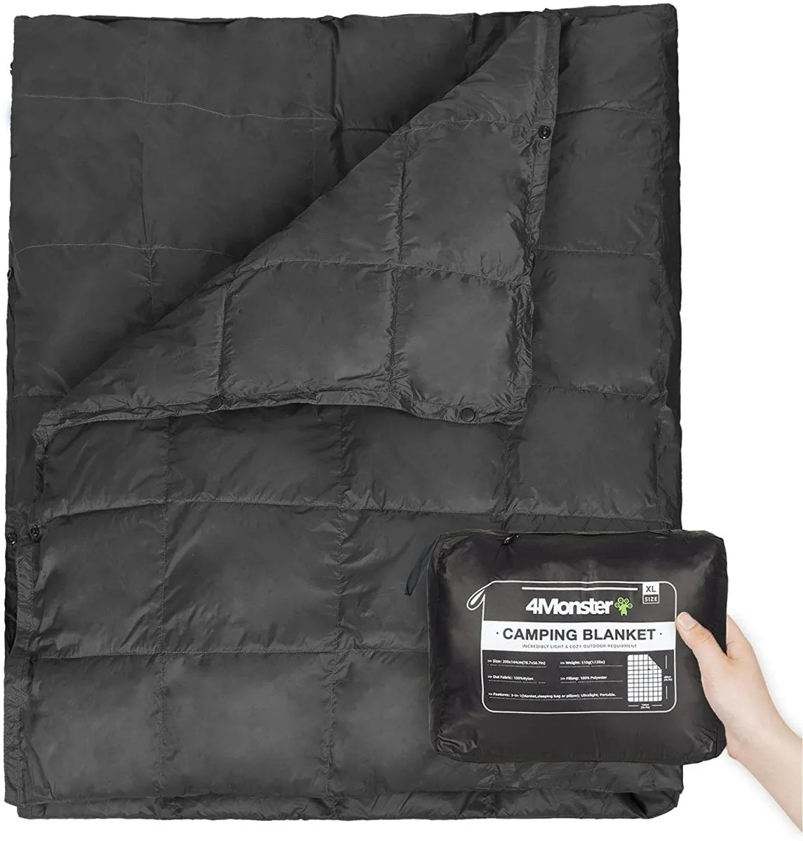 Couverture de camping en coton 450g / 510g 4Monster - Camping Blanket