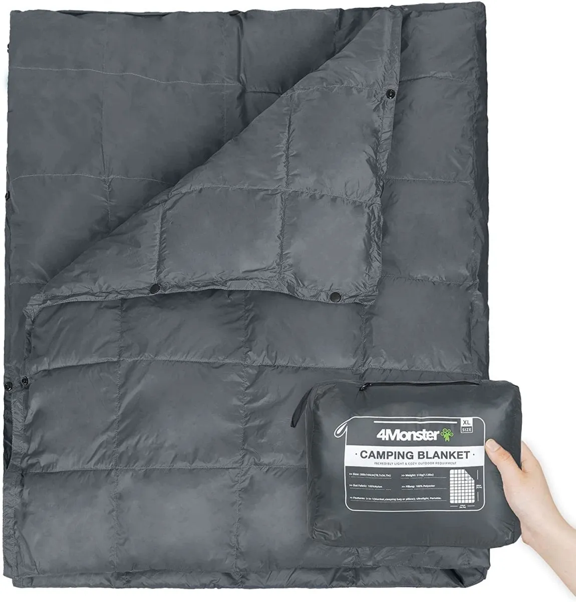 Couverture de camping en coton 450g / 510g 4Monster - Camping Blanket