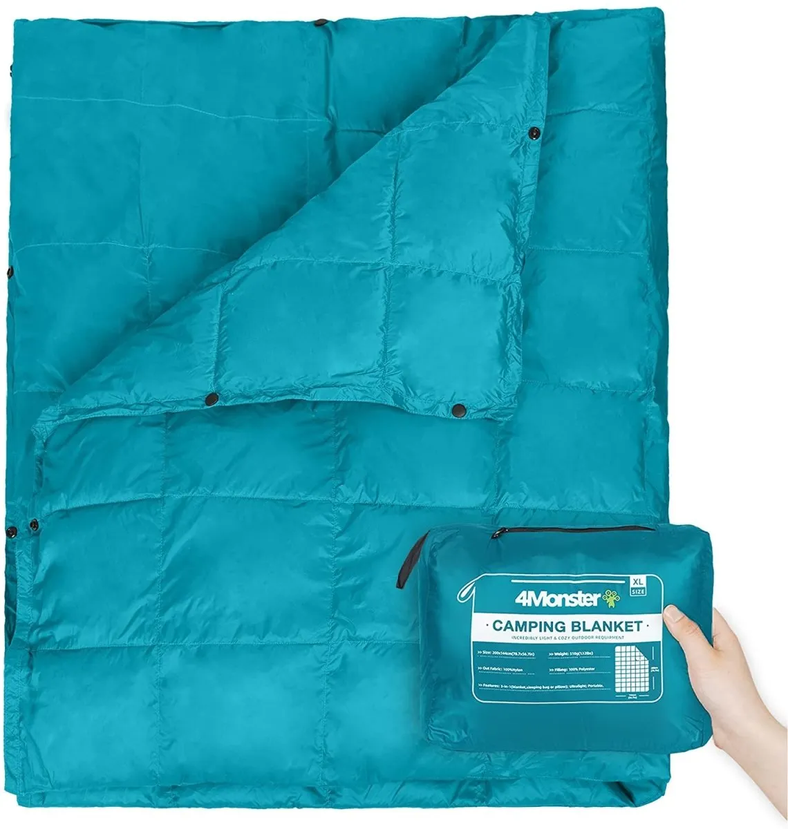 Couverture de camping en coton 450g / 510g 4Monster - Camping Blanket