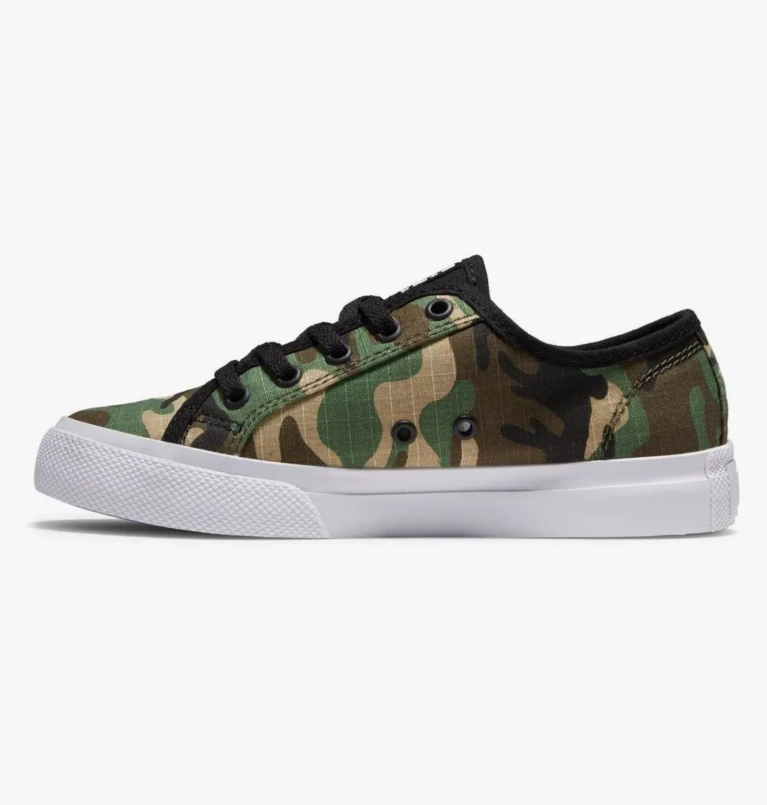 DC Manual Kids Skate Shoes - Black/Camo