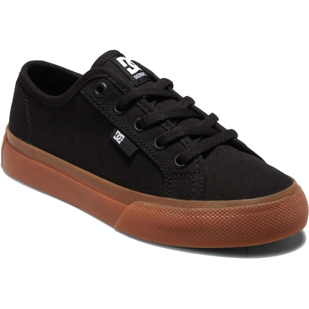 DC Manual Kids Skate Shoes - Black/Gum