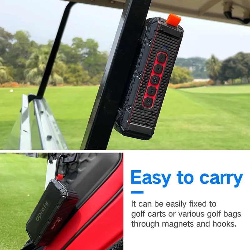 Dprofy IPX6 Magnetic Golf Speaker For Golf Cart