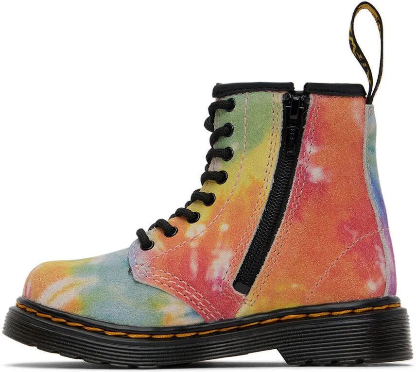 Dr. Martens Baby Multicolor Tie-Dye 1460 Boots