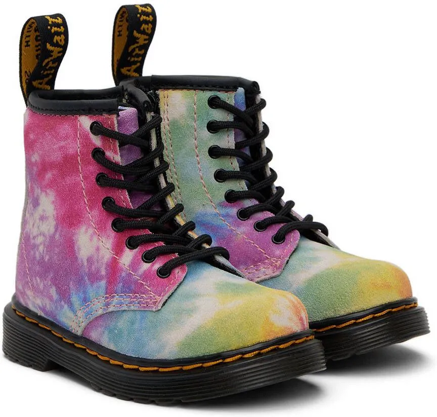 Dr. Martens Baby Multicolor Tie-Dye 1460 Boots