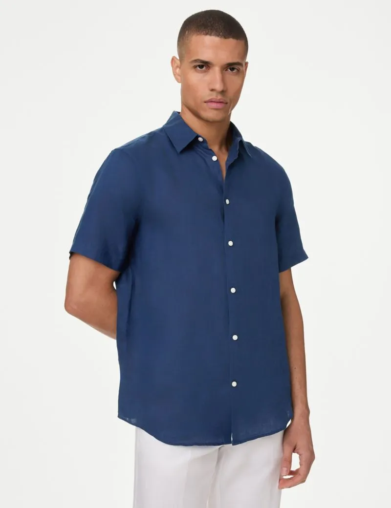 Easy Iron Pure Linen Shirt