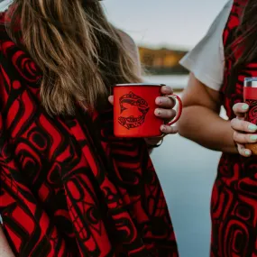 Enamel Mug | Salmon by Maynard Johnny Jr.