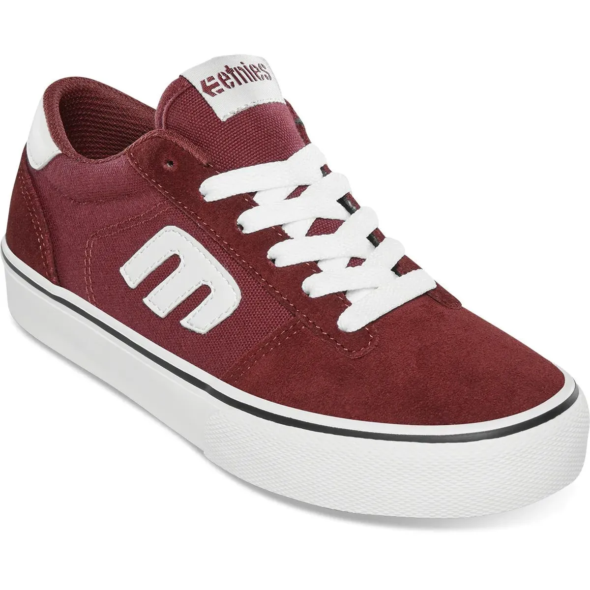 Etnies Calli Vulc Kids Skate Shoes - Burgundy