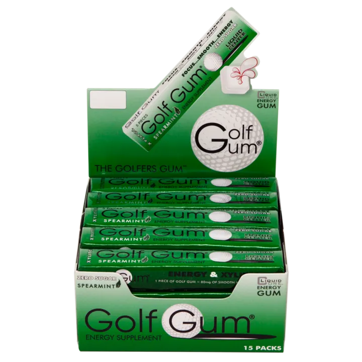 Golf Gum Energy Supplement