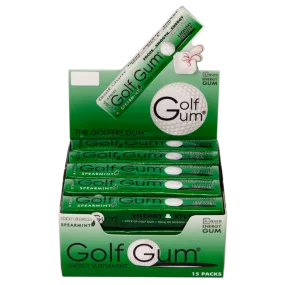 Golf Gum Energy Supplement