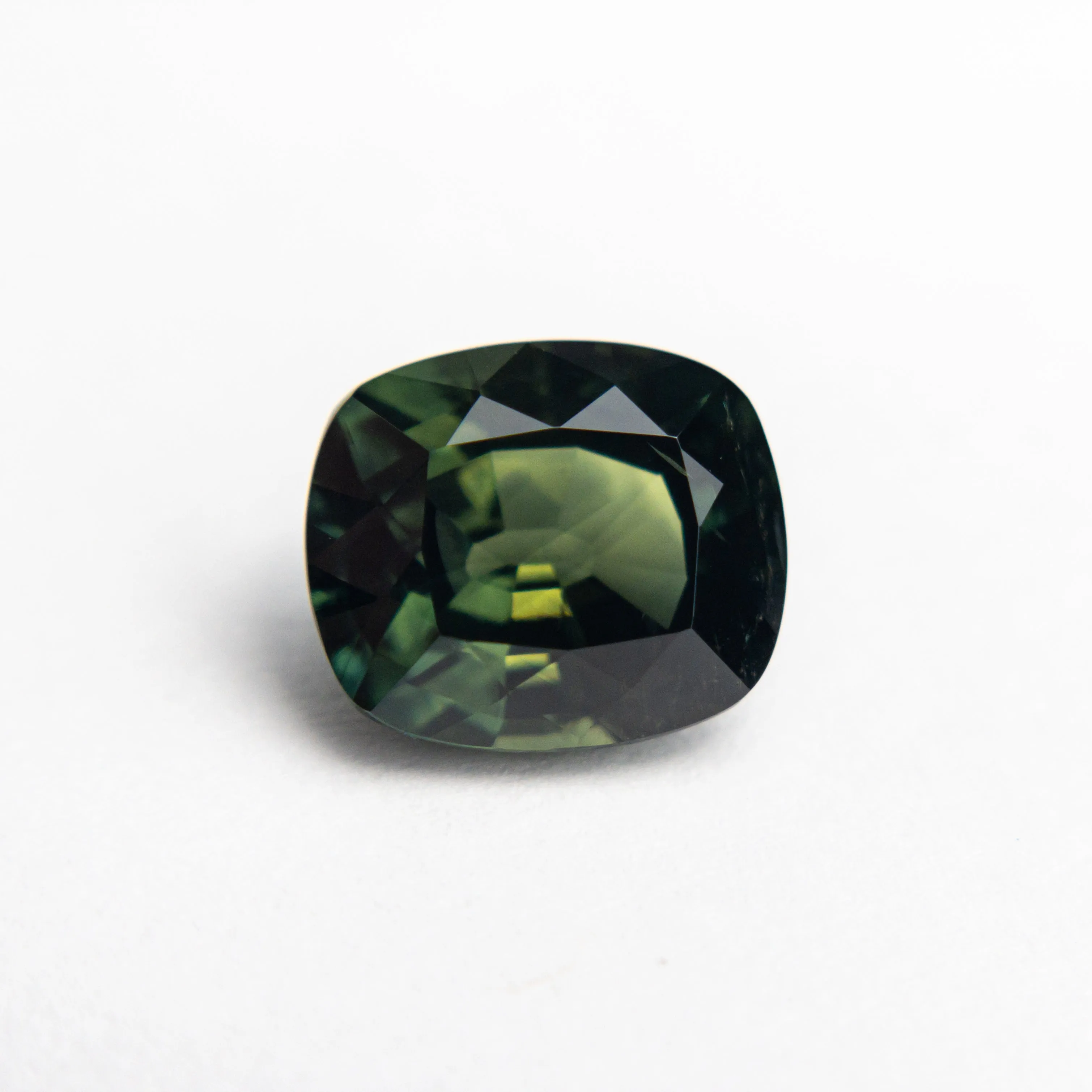 Green/Teal Brilliant Sapphire - 2.37ct Cushion