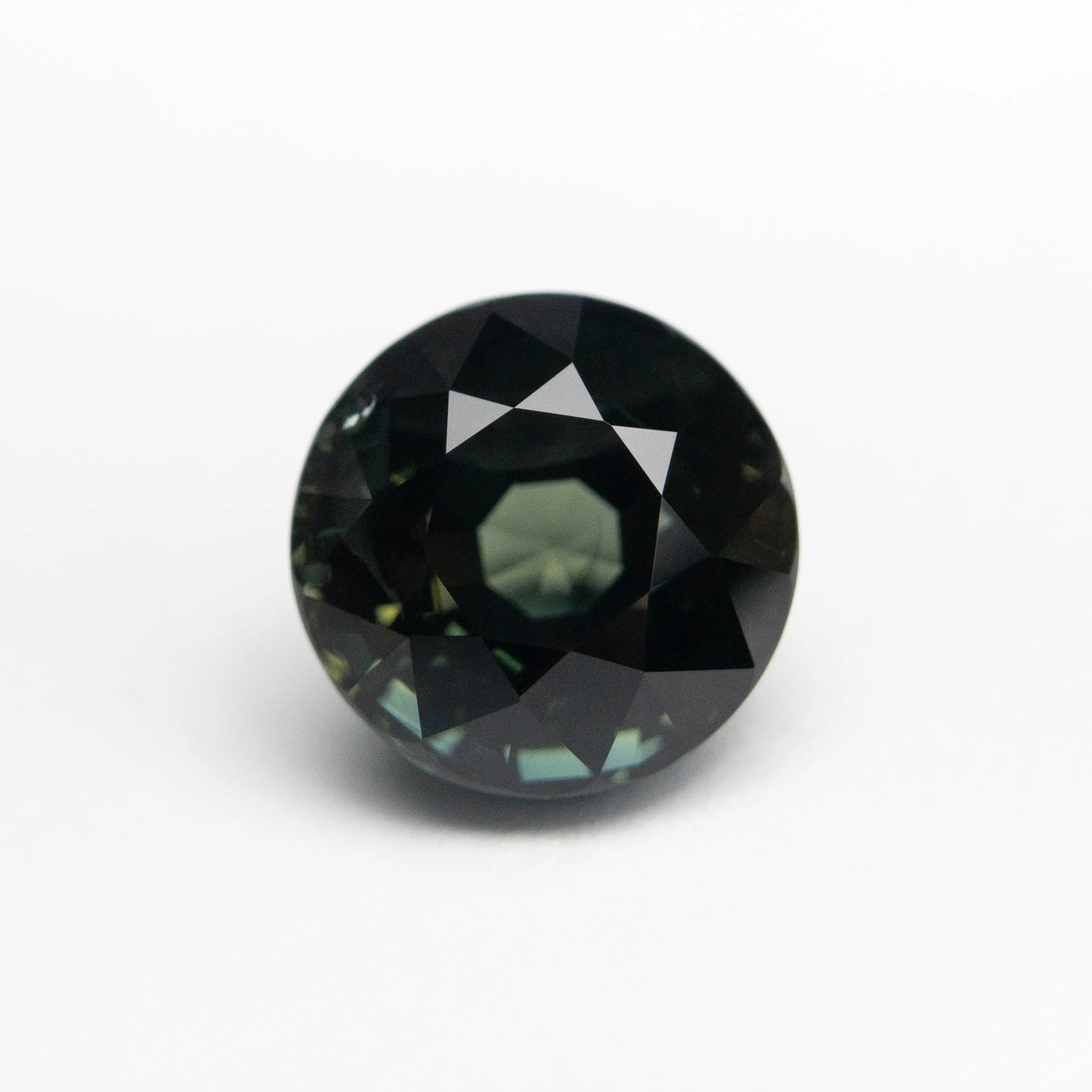 Green/Teal Brilliant Sapphire - 3.14ct Round