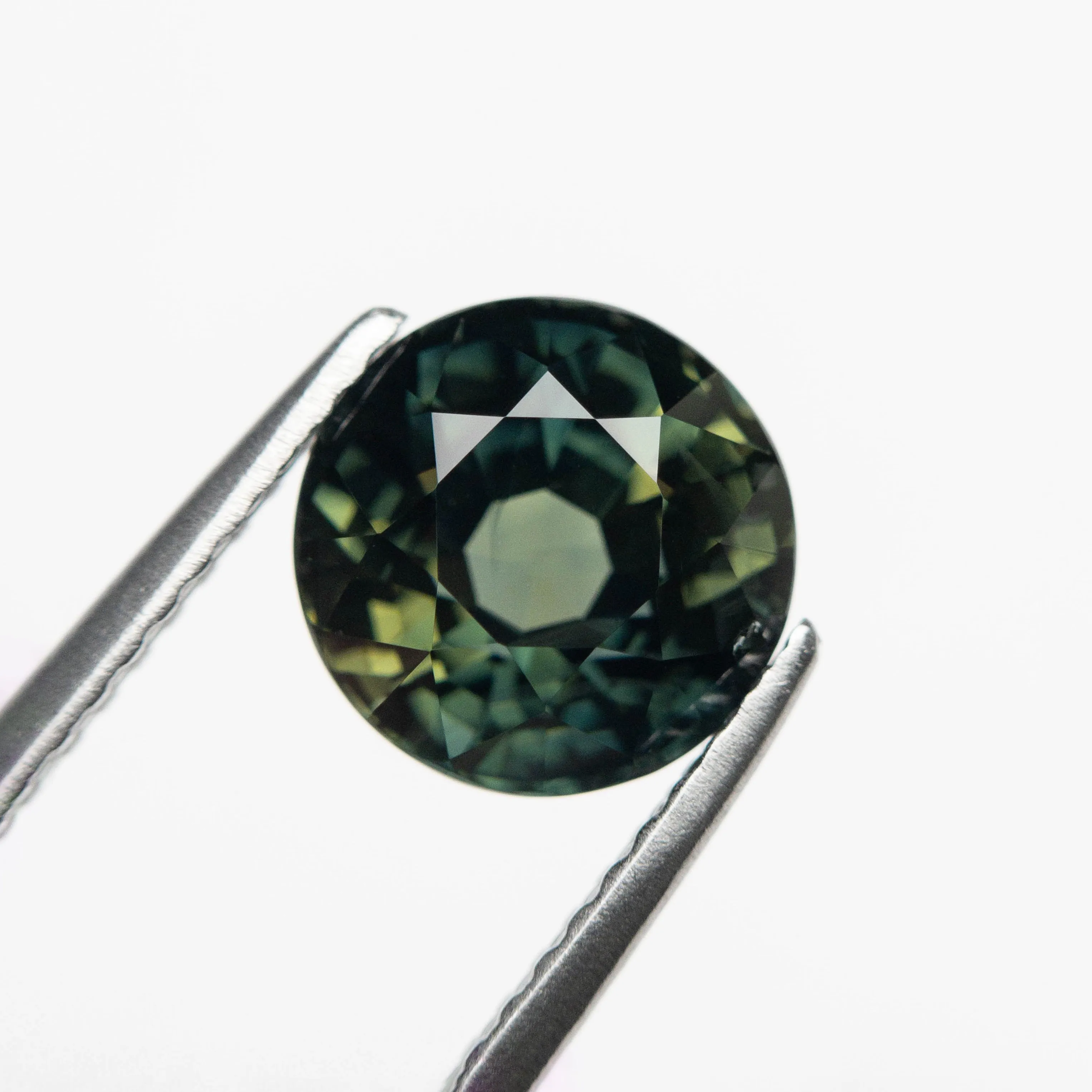 Green/Teal Brilliant Sapphire - 3.14ct Round