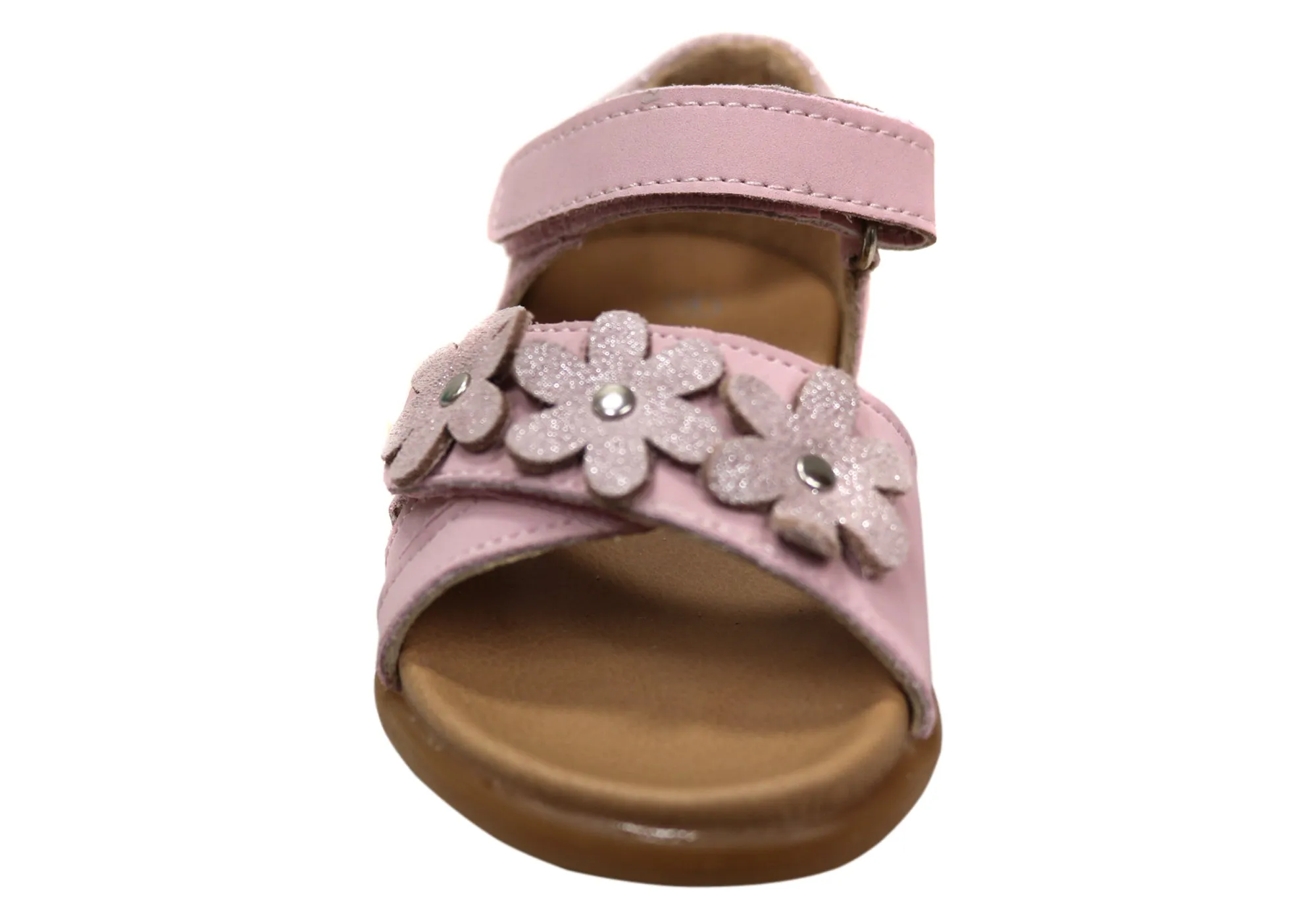 Grosby Azalea Infant Toddler Kids Girls Comfortable Leather Sandals