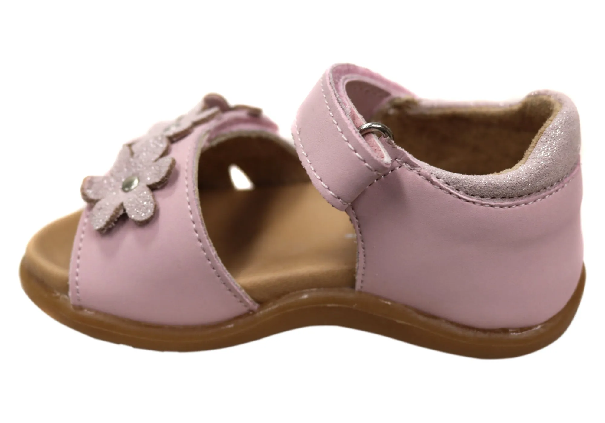 Grosby Azalea Infant Toddler Kids Girls Comfortable Leather Sandals