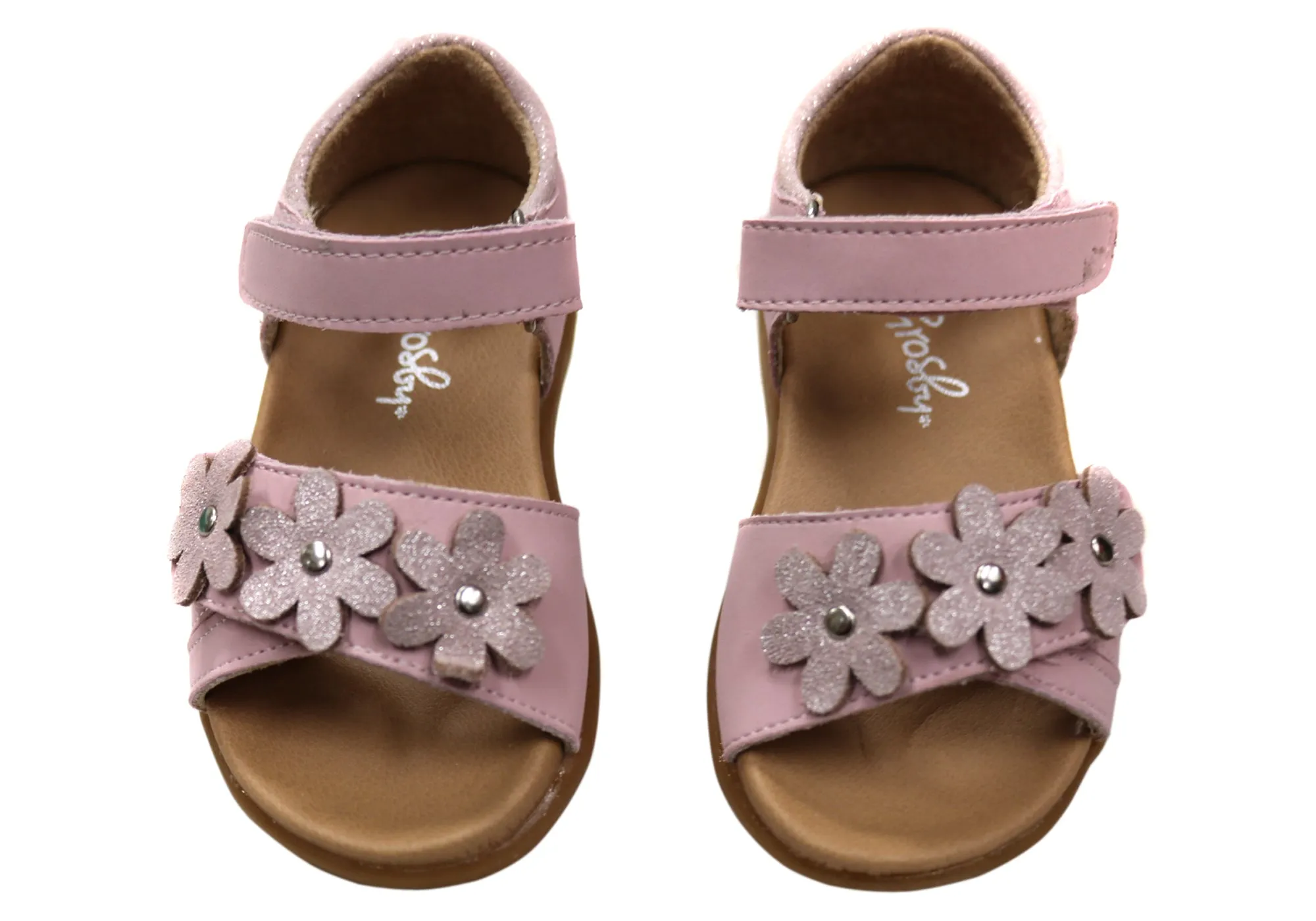 Grosby Azalea Infant Toddler Kids Girls Comfortable Leather Sandals