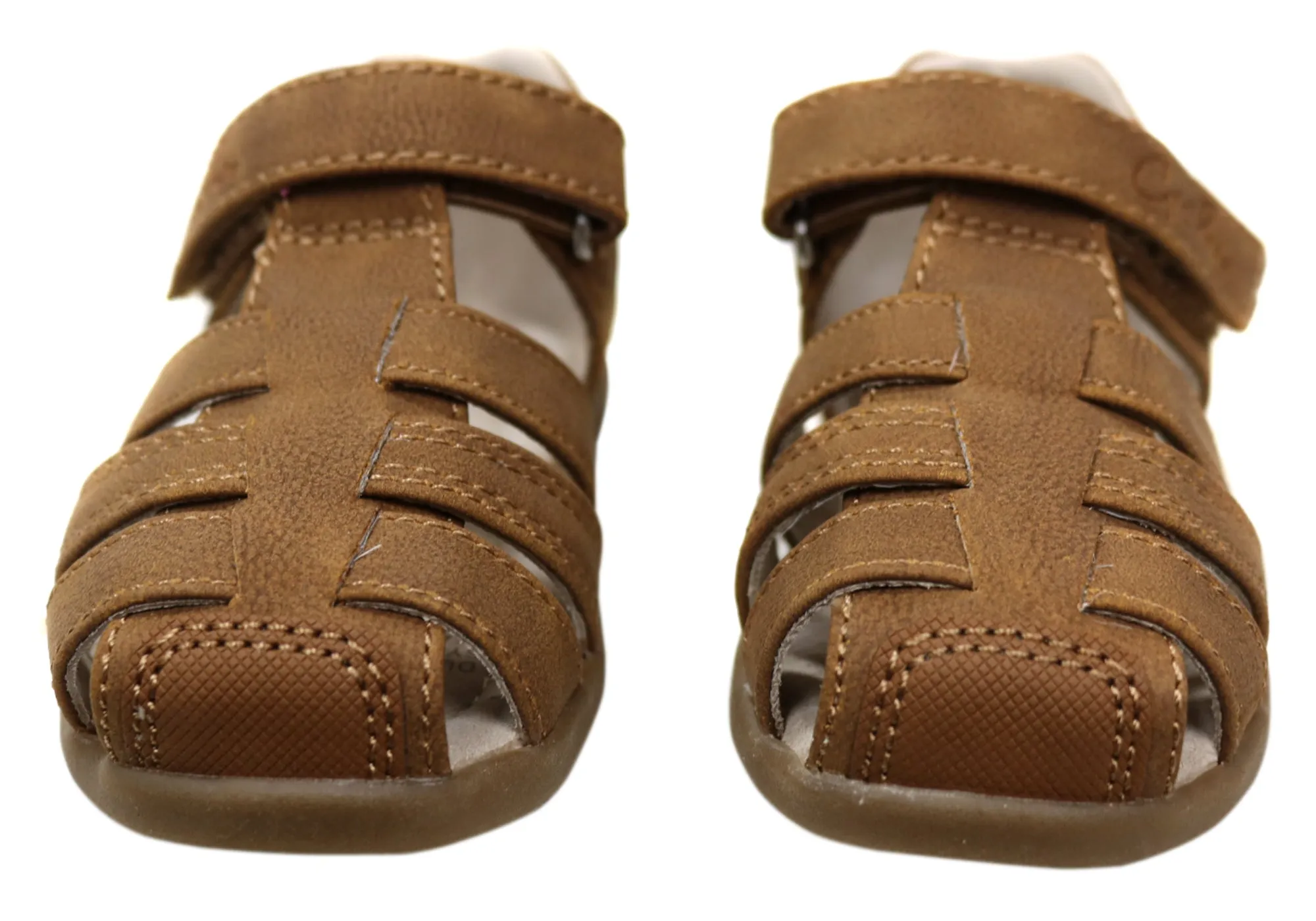 Grosby Duncan Infant Toddler Kids Comfortable Leather Sandals