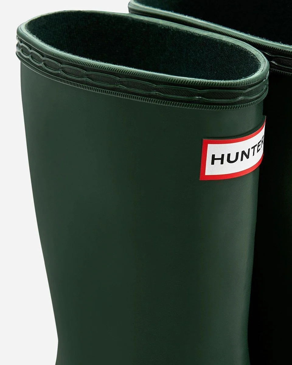 Hunter Original Kids First Classic Rain Boots Green